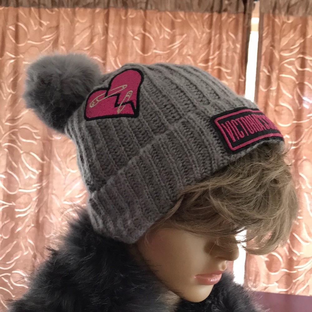 Victoria’s Secret pompom hat